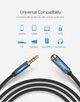 Кабель Ugreen AV118 3.5 mm Male to 3.5 mm Female 0.5 м Blue (40672) - изображение 3