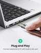Сплиттер UGREEN переходник-разветвитель 3.5mm 2 AM to 3.5mm AF с нейлоновой оплеткой 22СМ Metal Black (50255) - изображение 2
