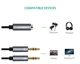 Кабель UGREEN AV140 3.5мм 2 AM to 3.5 мм AF ABS Black (20898) - зображення 4