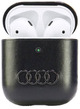 Etui Audi Leather Big Logo do AirPods 1 / 2 Black (6955250228251) - obraz 2