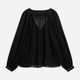 Блузка женская Zara 5770/235 S Черная (05770235800021) - изображение 4