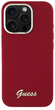 Панель Guess Hardcase Silicone Script Metal Logo для Apple iPhone 16 Pro Magenta (GUHCP16LSMBSLM) - зображення 3