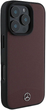 Панель Mercedes-Benz Textured And Plain Leather MagSafe для iPhone 16 PRO MAX Red (MEHMP16X23RBARR) - зображення 4