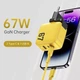 Зарядний пристрій Veron TC-67 2Type-C 1USB 67W GaN2 PD QC3.0 Home Charger - зображення 5
