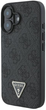 Etui Guess Hardcase New 4G Triangle do Apple iPhone 16 Plus Black (GUHCP16MPG4GPK) - obraz 2