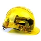 Каска захисна напівпрозора Peak View з храповим механізмом SH60, Жовтий - зображення 1