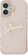 Панель Guess Hardcase IML Heart для Apple iPhone 16 Pink (GUHCP16SHCHGSPP) - зображення 3