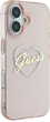 Панель Guess Hardcase IML Heart для Apple iPhone 16 Pink (GUHCP16SHCHGSPP) - зображення 4