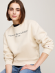 Світшот жіночий Tommy Hilfiger WW0WW39791-ACI XS Бежевий (8720637101353) - зображення 5