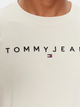 Koszulka męska bawełniana Tommy Jeans DM0DM17993-ACG M Beżowa (8720645961833) - obraz 4