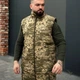 Утеплений жилет B&L піксель розмір 4XL - зображення 1