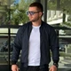 Демисезонный бомбер Intruder Challenge темно-синий размер L - изображение 1