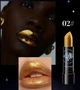 Губна помада блискуча Gliter Lipstick MLSMILE №2 Золота водостійка - зображення 2