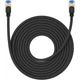Мережевий кабель Baseus High Speed CAT7 10Gigabit Ethernet Cable (Braided Cable) 10m (B0013320B111-07) Cluster Black - зображення 1