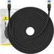 Мережевий кабель Baseus High Speed CAT7 10Gigabit Ethernet Cable (Braided Cable) 25m (B0013320B111-10) Cluster Black - зображення 7