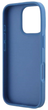 Панель Guess Hardcase Leather Metal Logo Strass Crossbody для Apple iPhone 16 Blue (GUHCP16SP4TDSCPB) - зображення 3