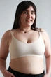 Топ з ущільненою чашкою Lauma 52/54(3XL/4XL) Срібляста півонія (103462) - зображення 3