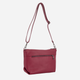 Torebka crossbody damska ze skóry naturalnej VENEZIA D002LEBOTOR003 Bordowa (5906140576458) - obraz 2