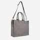 Torba shopper damska zamszowa VENEZIA M012SUGETOR114 Szara (5906140581889) - obraz 2