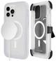 Чехол противоударный с клипсой Pelican Voyager MagSafe для iPhone 14 Pro Max (6.7") Clear Прозрачный - изображение 2