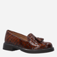 Loafersy damskie lakierowane VENEZIA Y025CRBROBM044 38 24.5 cm Brązowe (5906140619513) - obraz 3