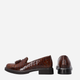 Loafersy damskie lakierowane VENEZIA Y025CRBROBM044 40 26 cm Brązowe (5906140619537) - obraz 4