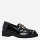 Loafersy damskie lakierowane VENEZIA E053PABLOBM029 38 24.5 cm Czarne (5906140542071) - obraz 3