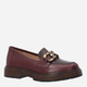 Loafersy damskie skórzane VENEZIA M007LEBOOBM049 40 26 cm Bordowe (5906140550649) - obraz 3