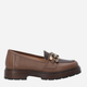 Loafersy damskie skórzane VENEZIA M007LEBROBM049 39 25 cm Brązowe (5906140550687) - obraz 1