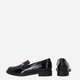 Loafersy damskie lakierowane VENEZIA E010PABLOBM061 39 25 cm Czarne (5906140555828) - obraz 4