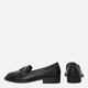 Loafersy damskie skórzane VENEZIA A005LEBLOMB028 40 26 cm Czarne (5906140520550) - obraz 4