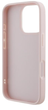 Etui Guess Hardcase Quiled Metal Logo do Apple iPhone 16 Pink (GUHCP16SPSQSQSP) - obraz 3