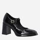 Buty Mary Jane damskie lakierowane VENEZIA D003NABLOBC011 41 26.5 cm Czarne (5906140446492) - obraz 4