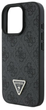 Etui Guess Hardcase Leather 4G Triangle Strass do Apple iPhone 16 Pro Max Black (GUHCP16XP4TDPK) - obraz 6