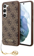 Панель Guess Hardcase 4G Charms Collection для Samsung Galaxy A35 A356 Brown (GUHCSA35GF4GBR) - зображення 3