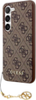 Панель Guess Hardcase 4G Charms Collection для Samsung Galaxy A55 A556 Brown (GUHCSA55GF4GBR) - зображення 3