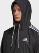 Спортивна вітровка чоловіча adidas Bsc 3S Wind Jkt H65776 M Чорна (4065423944917) - зображення 4