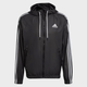 Kurtka wiatrówka męska sportowa adidas Bsc 3S Wind Jkt H65776 XL Czarna (4065423944856) - obraz 6