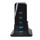 Мережевий зарядний пристрій Remzona Giwell Acey GaN 140W 3хUSB-C+2хUSB-A CHAACCC-01BK Black - зображення 3