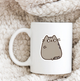 Набір наклейок кіт Пушин Pusheen 50 штук стікербомбінг для телефону, ноутбука, планшета, скейтборду, самокату, велосипеда. (II) 33019 - зображення 3