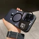 Чохол iPhone 15 Pro Max Crystal Stand Double with MagSafe black - изображение 1