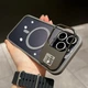 Чохол iPhone 15 Pro Max Crystal Stand Double with MagSafe gray - изображение 1