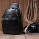 Сумка небольшого размера с одной лямкой через плечо из гладкой экокожи Vintage 22770 Черный - изображение 10