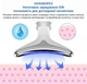 Мікрострумовий масажер для шиї та обличчя AIMED Neck RF Lifting EMS+LED Pink - зображення 13