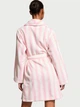 Женский халат Victoria's Secret (1560190955QD3X/XL) Short Cozy XL/XXL розовый (в полоску) - изображение 2