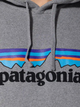 Bluza męska z kapturem z nadrukiem Patagonia P-6 Logo Uprisal 39622-GLH XL Szara (194187655808) - obraz 4