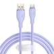 Кабель Baseus Pudding Series USB to Type-C 100W 1.2m фиолетовый P10355703511-00 - изображение 1