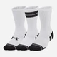 Набор женских носков высоких Under Armour Perf Tech Nov 3pk Crew 1379515-101 M 3 пары Белый (196884686529) - изображение 1