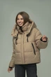 Куртка зимняя Towmy 3373 бежевый 902 M (р) - изображение 7