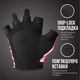 Женские фитнес перчатки Contraband Pink Label 5277 Zebra Print Gloves (Розовый L) - изображение 4